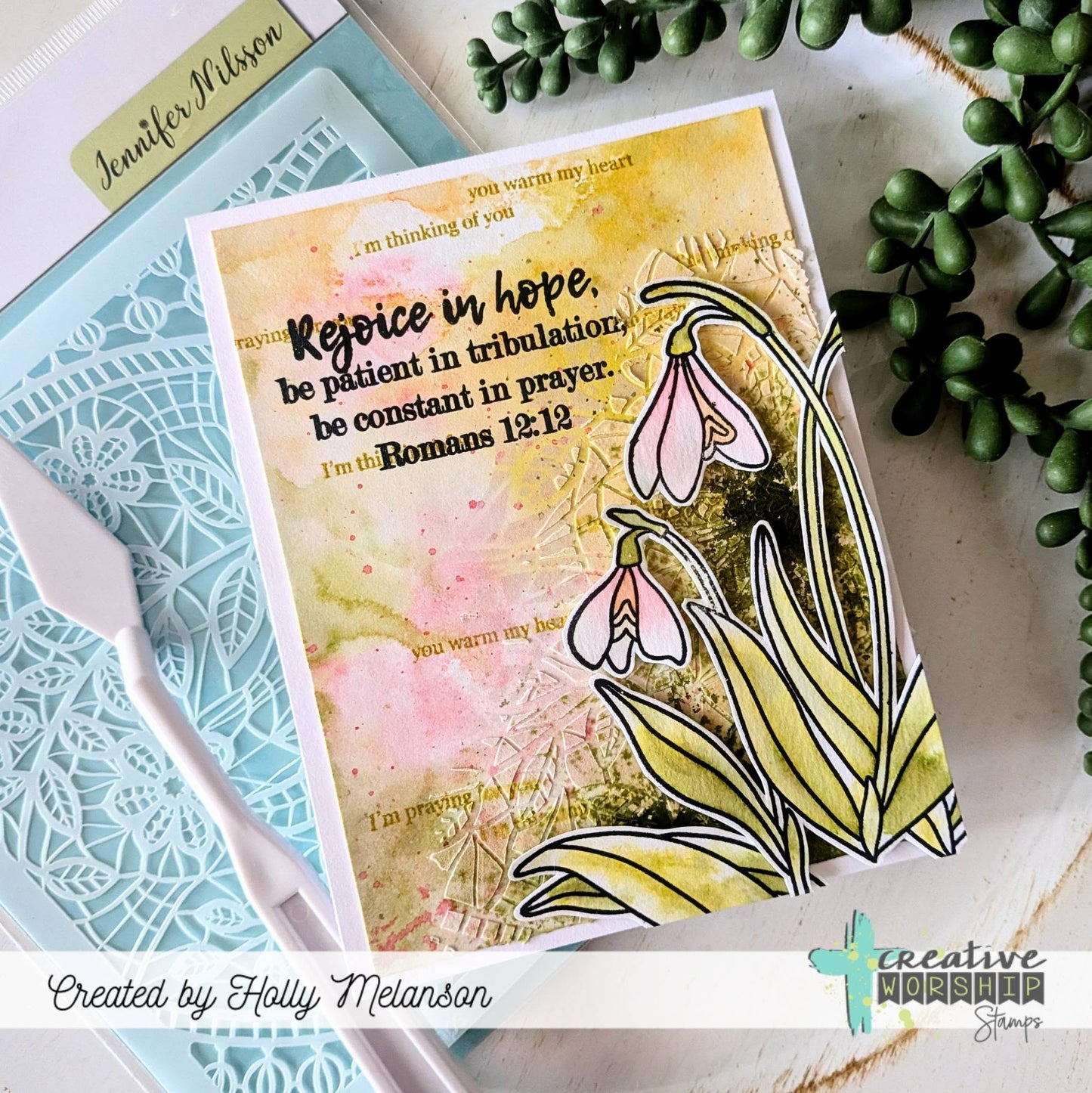 Hope in the Lord Clear Stamp Set