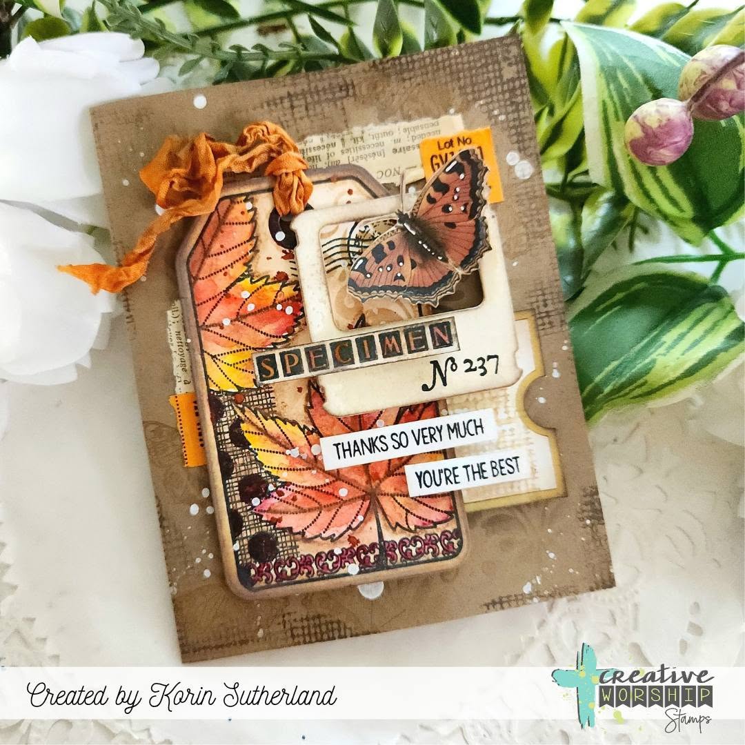 Sentimental Wordfetti Clear Stamp Set
