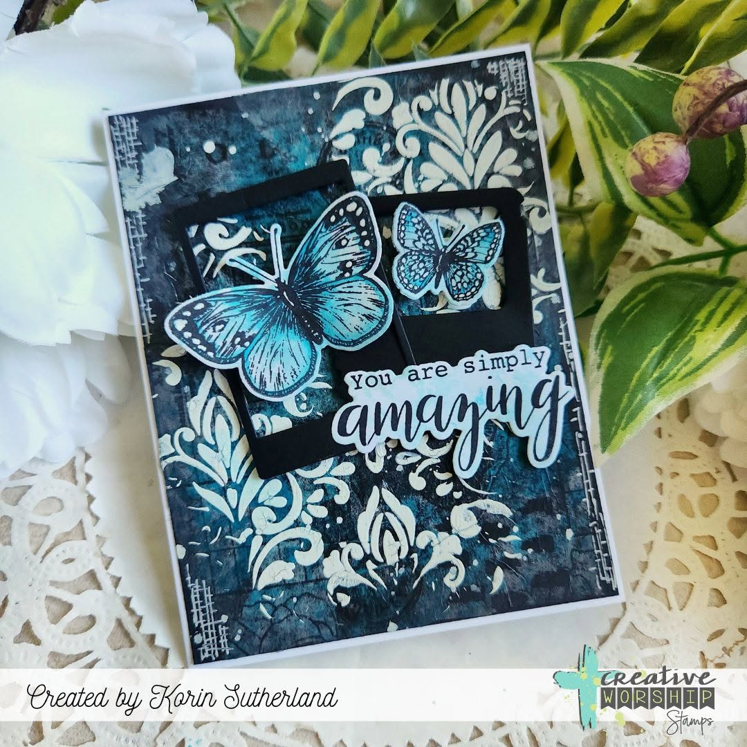 Vintage Floral Collection Clear Stamp Set