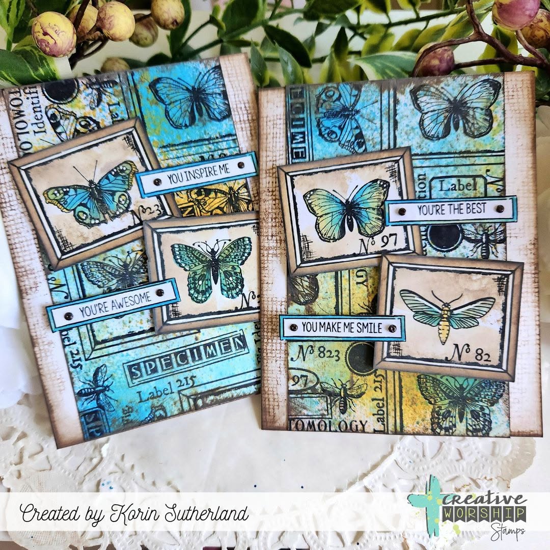 Cheesecloth Background Clear Stamp