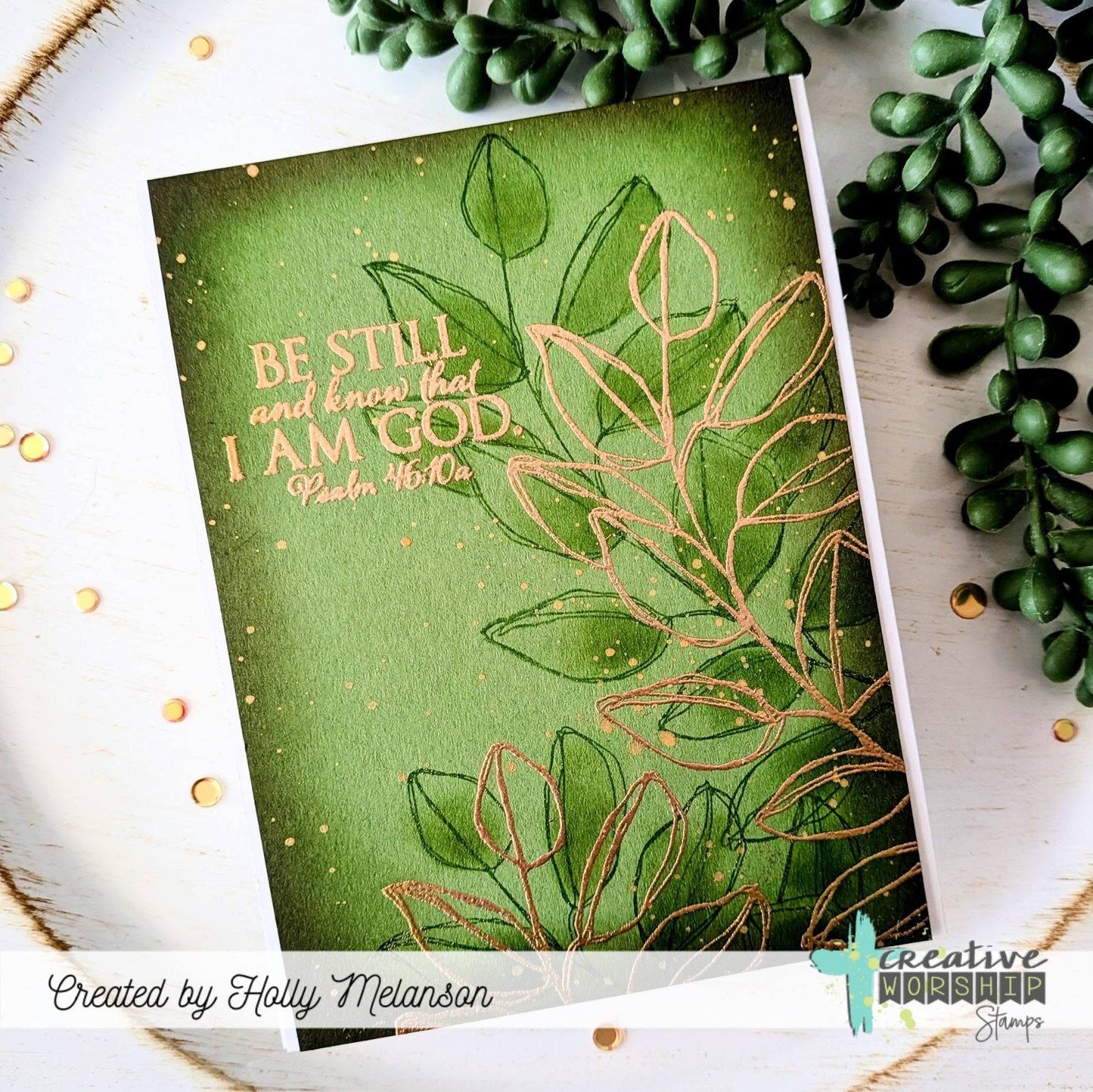 Peaceful Botanicals Clear Stamp Set