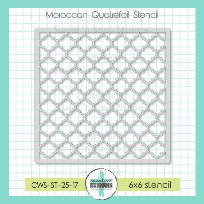 Moroccan Quatrefoil Stencil