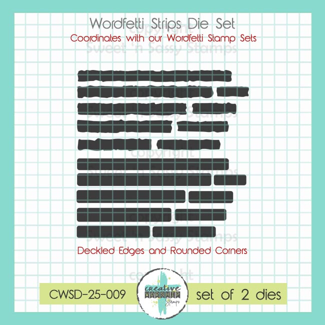 Wordfetti Strips Die Set