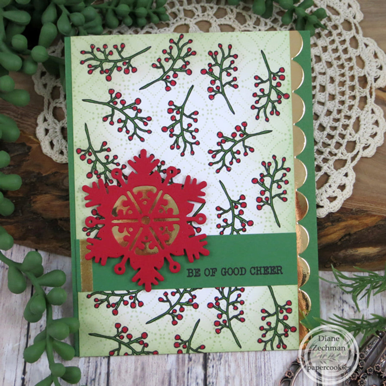 Delightfully Delicate Background Clear Stamp