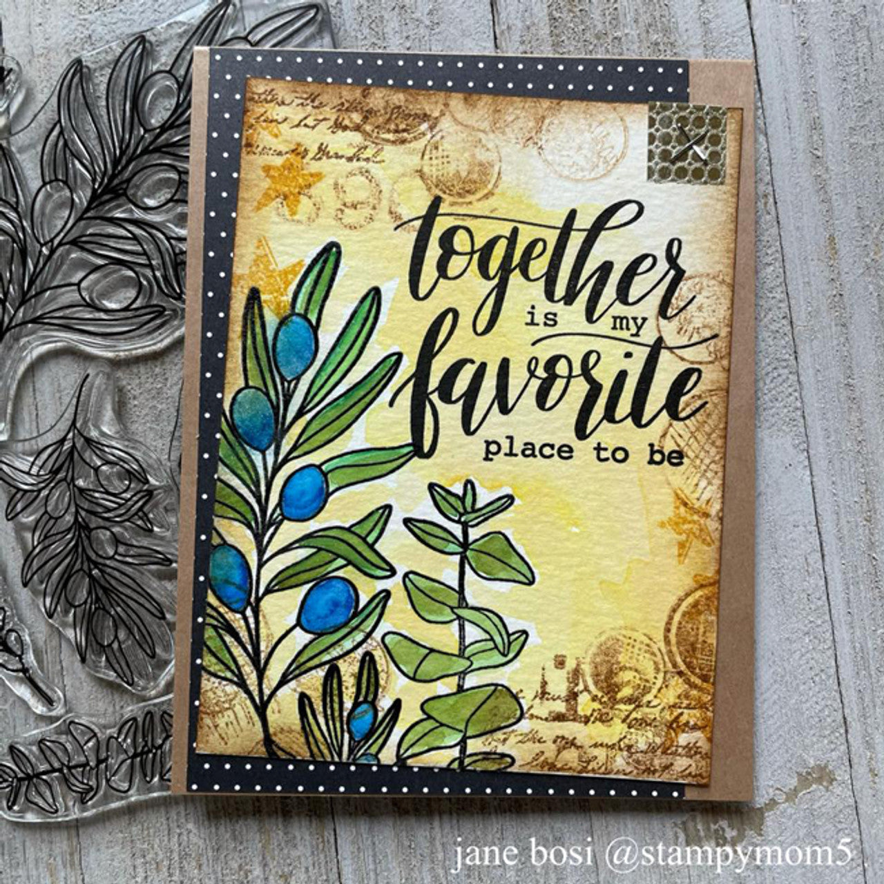 Botanical Branches Clear Stamp Set