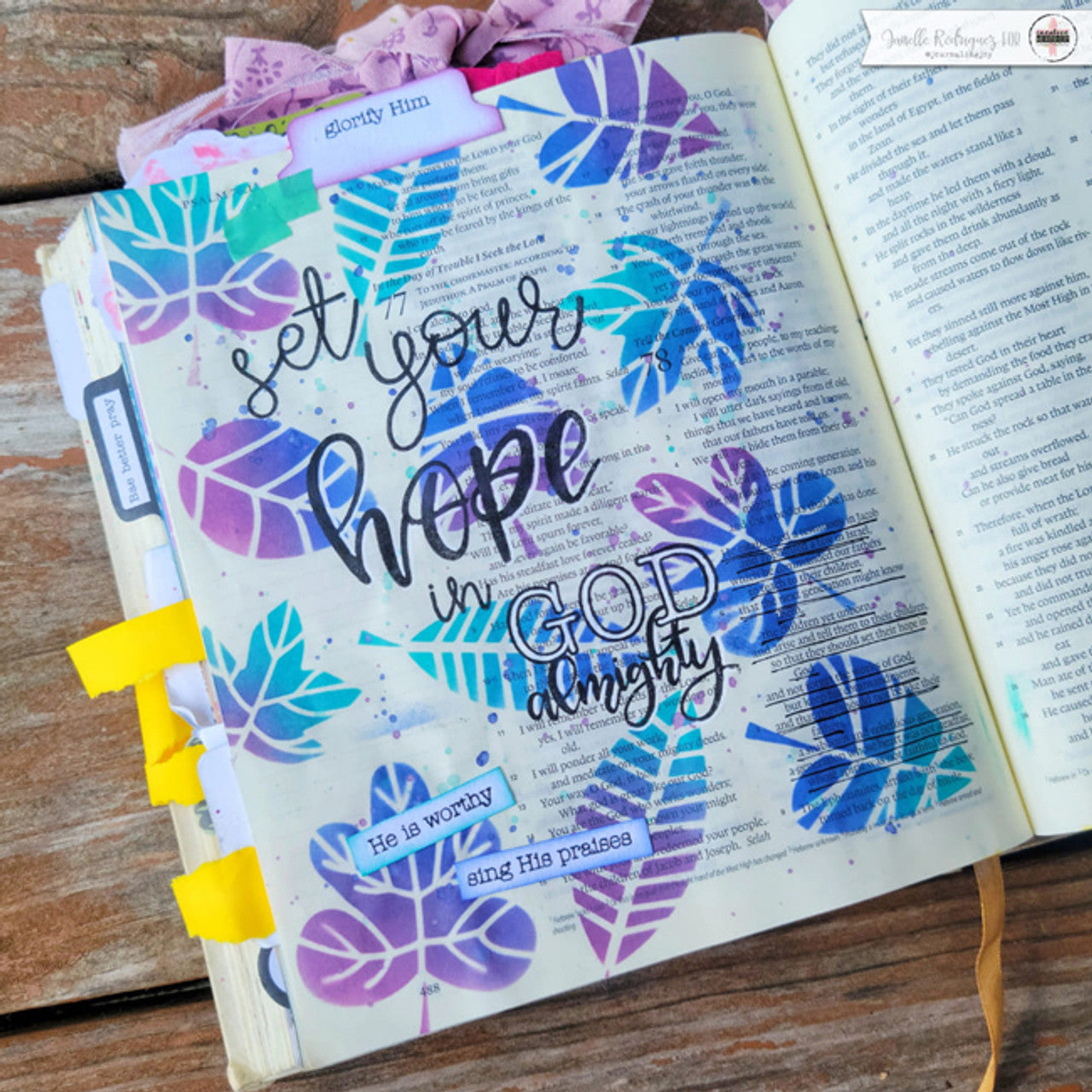 Faith Wordfetti, Too Clear Stamp Set