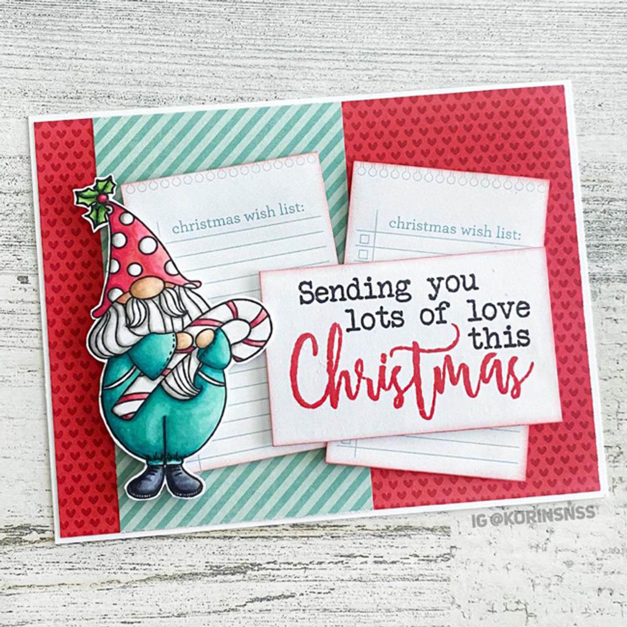 Christmas Gnomes Clear Stamp Set