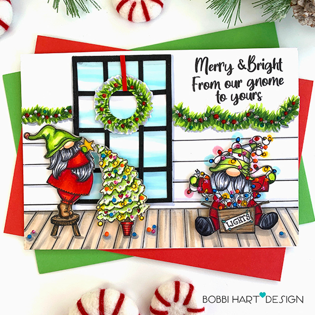 Christmas Gnomes Clear Stamp Set