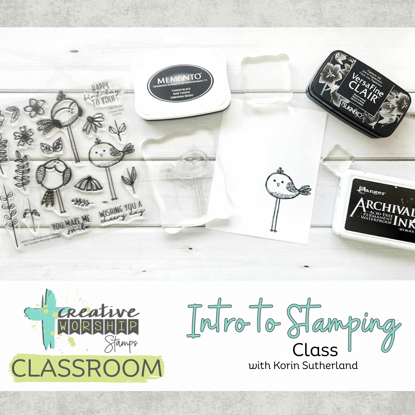 Creative Worship Classroom: FREE Intro to Stamping Mini Virtual Class