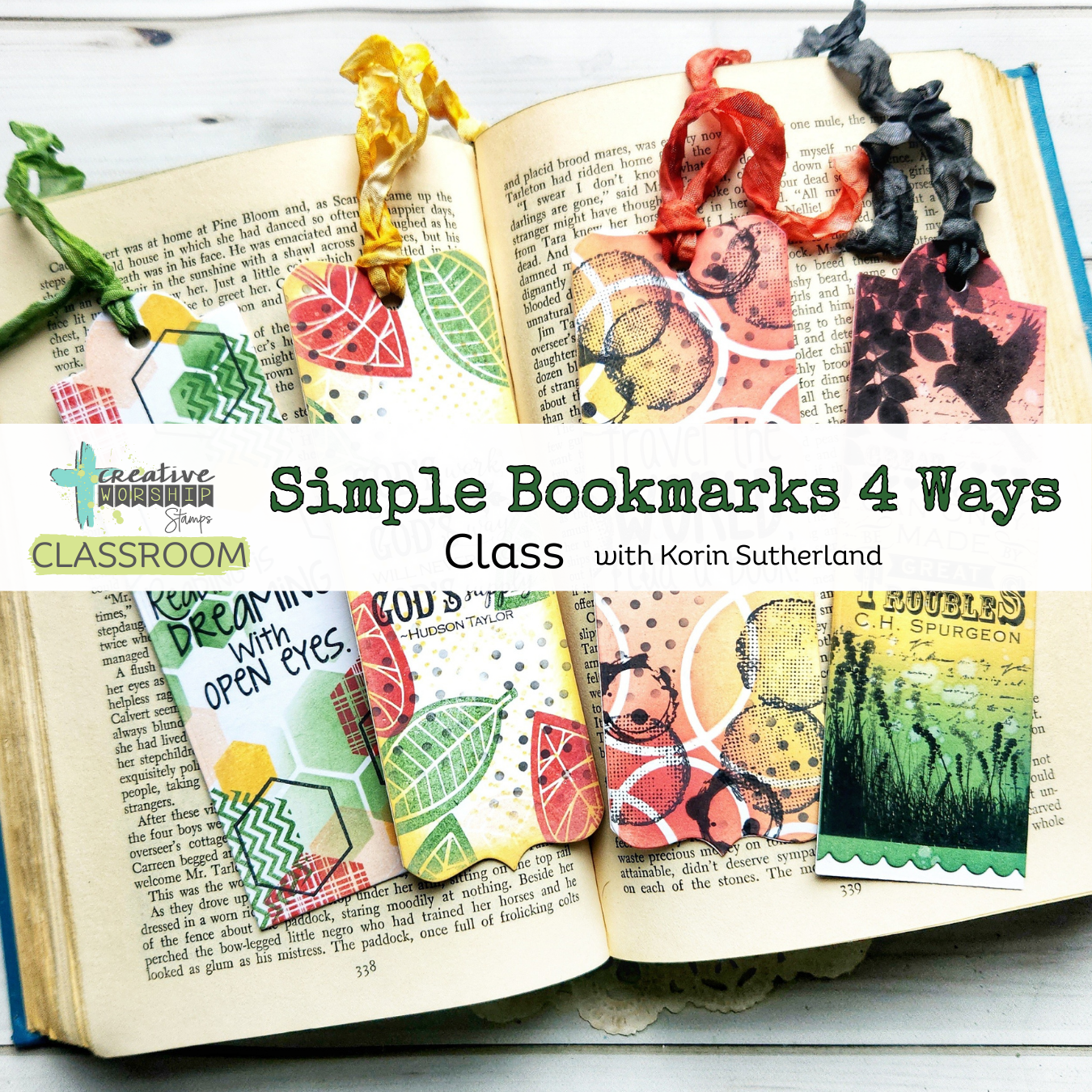 Creative Worship Classroom: Simple Bookmarks 4 Ways Virtual Class