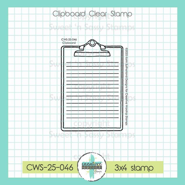 FREE SOTM: Clipboard Clear Stamp Set