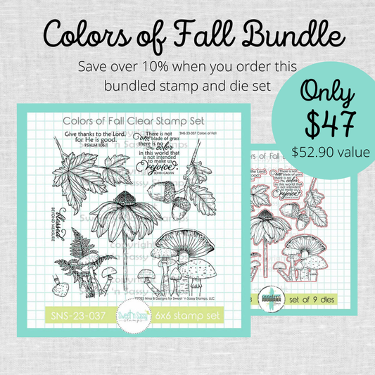Colors of Fall Stamp & Die Bundle