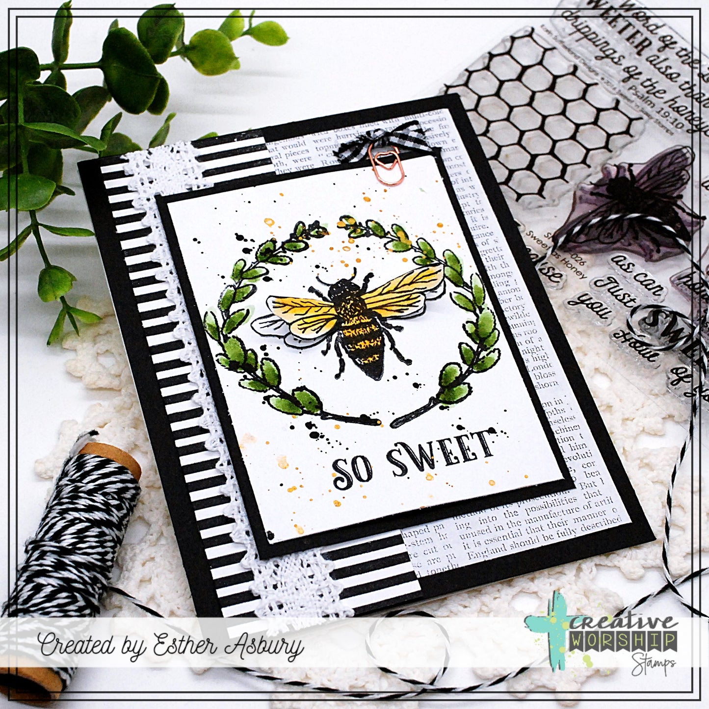Background Builders: Stripes Clear Stamp Set