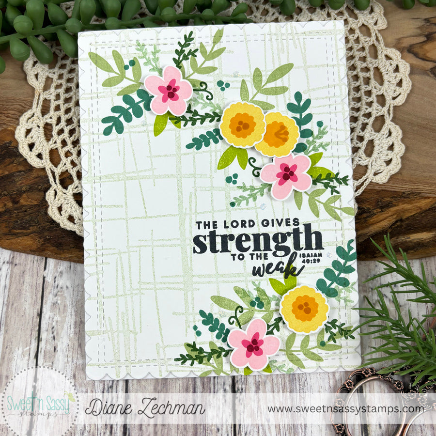 Messy Marks Background Clear Stamp