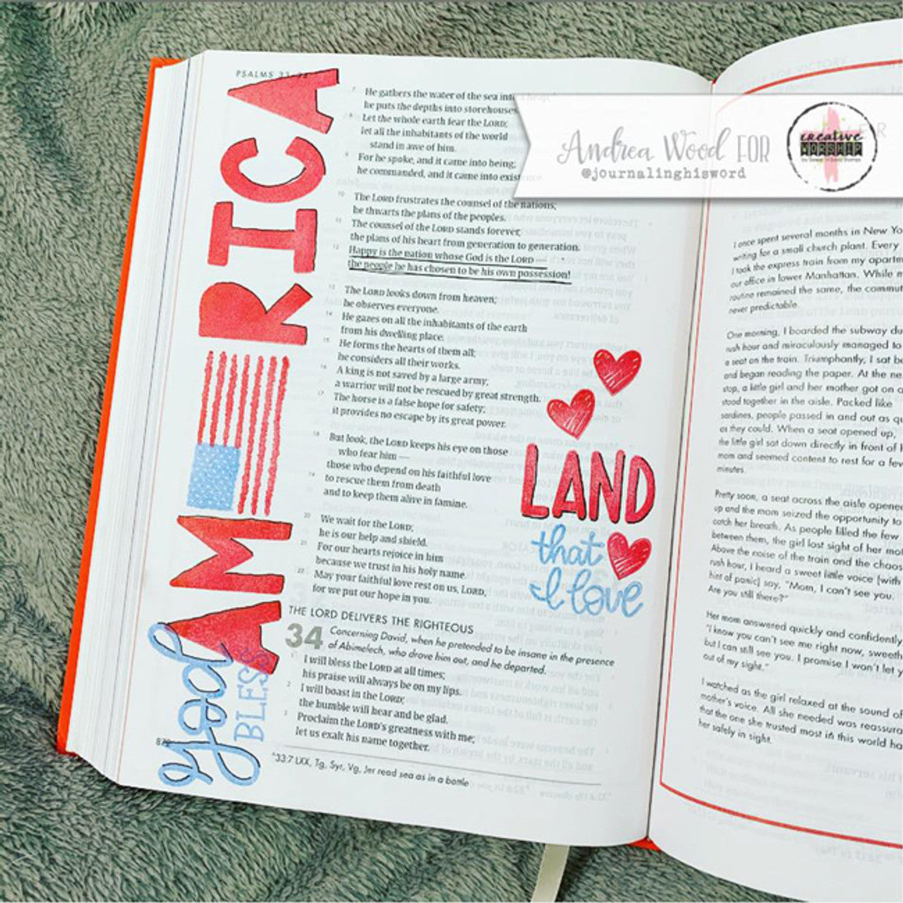 God Bless America Clear Stamp Set