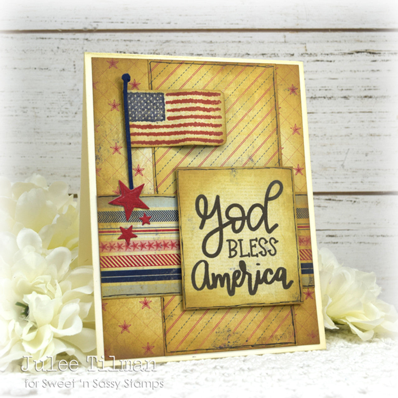 God Bless America Clear Stamp Set