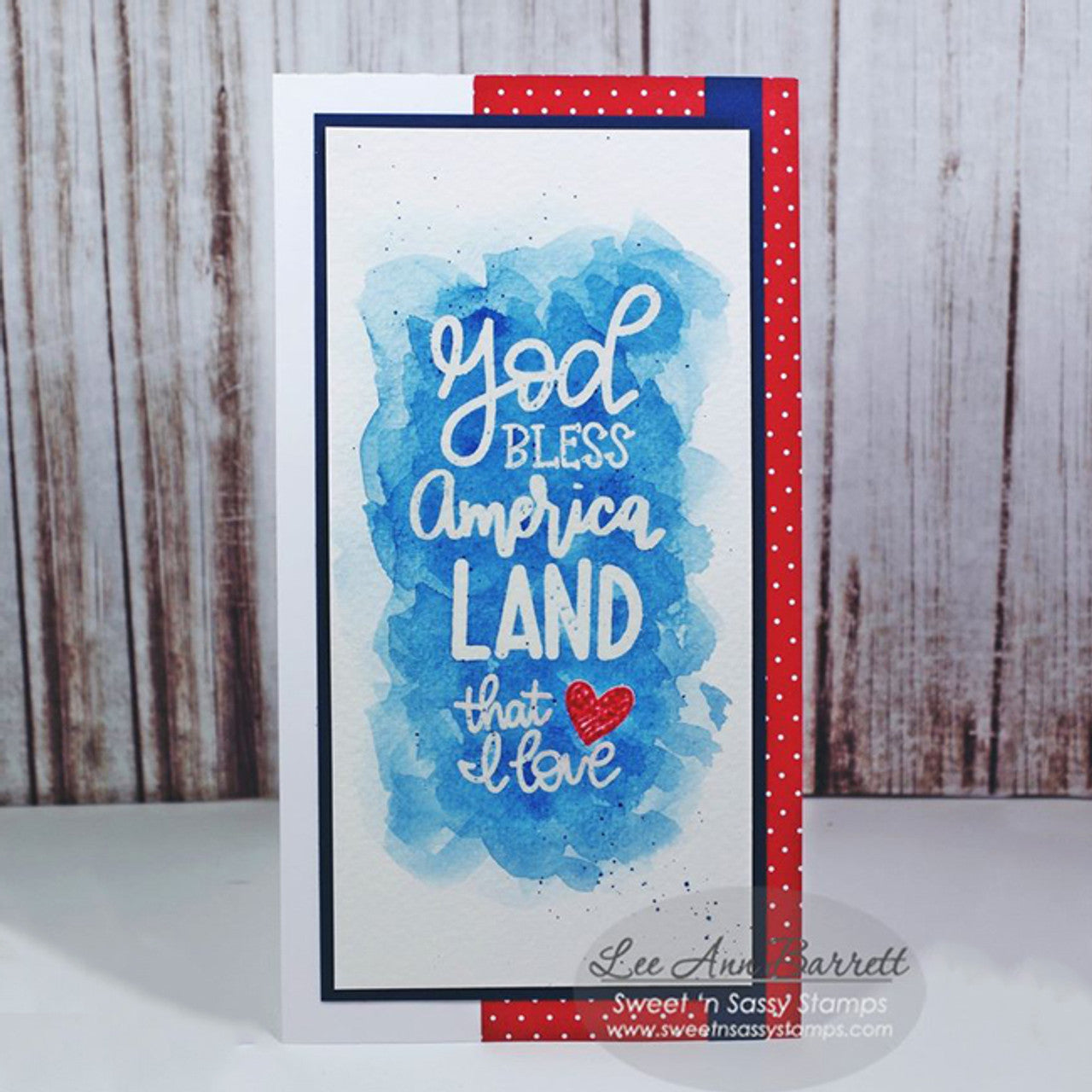 God Bless America Clear Stamp Set