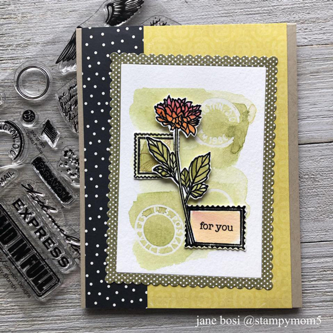 Going Postal Clear Stamp Set