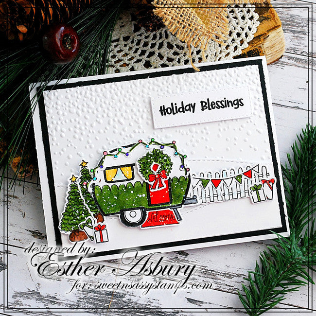 Happy Camper Stamp & Die Bundle