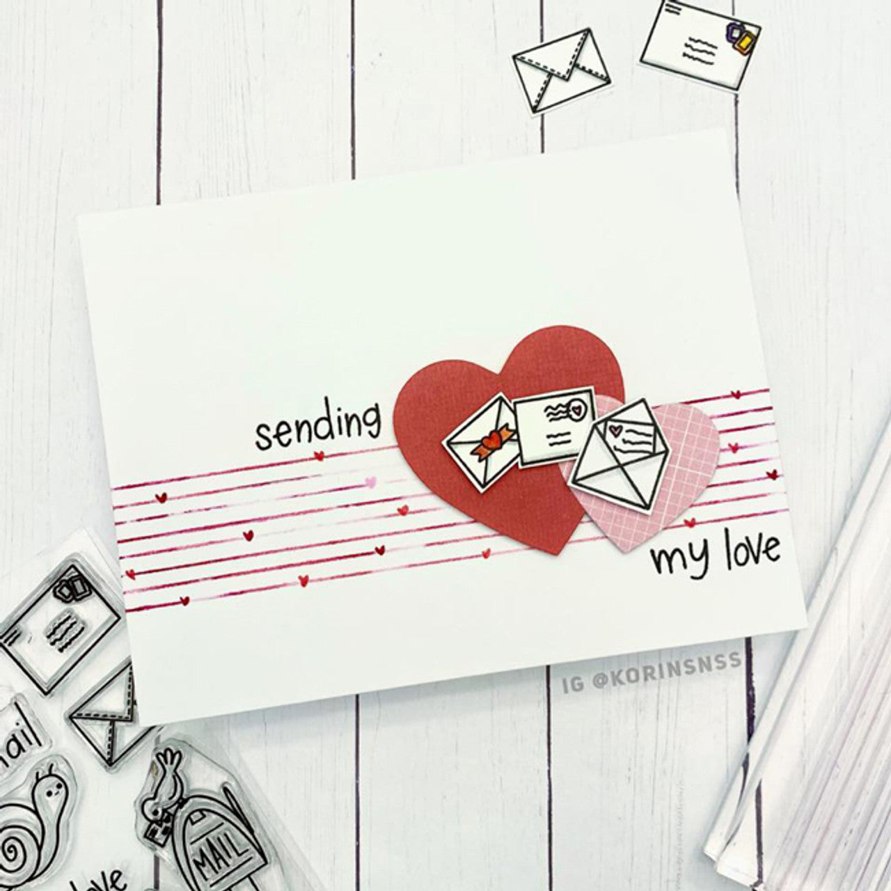Background Builders: Stripes Clear Stamp Set