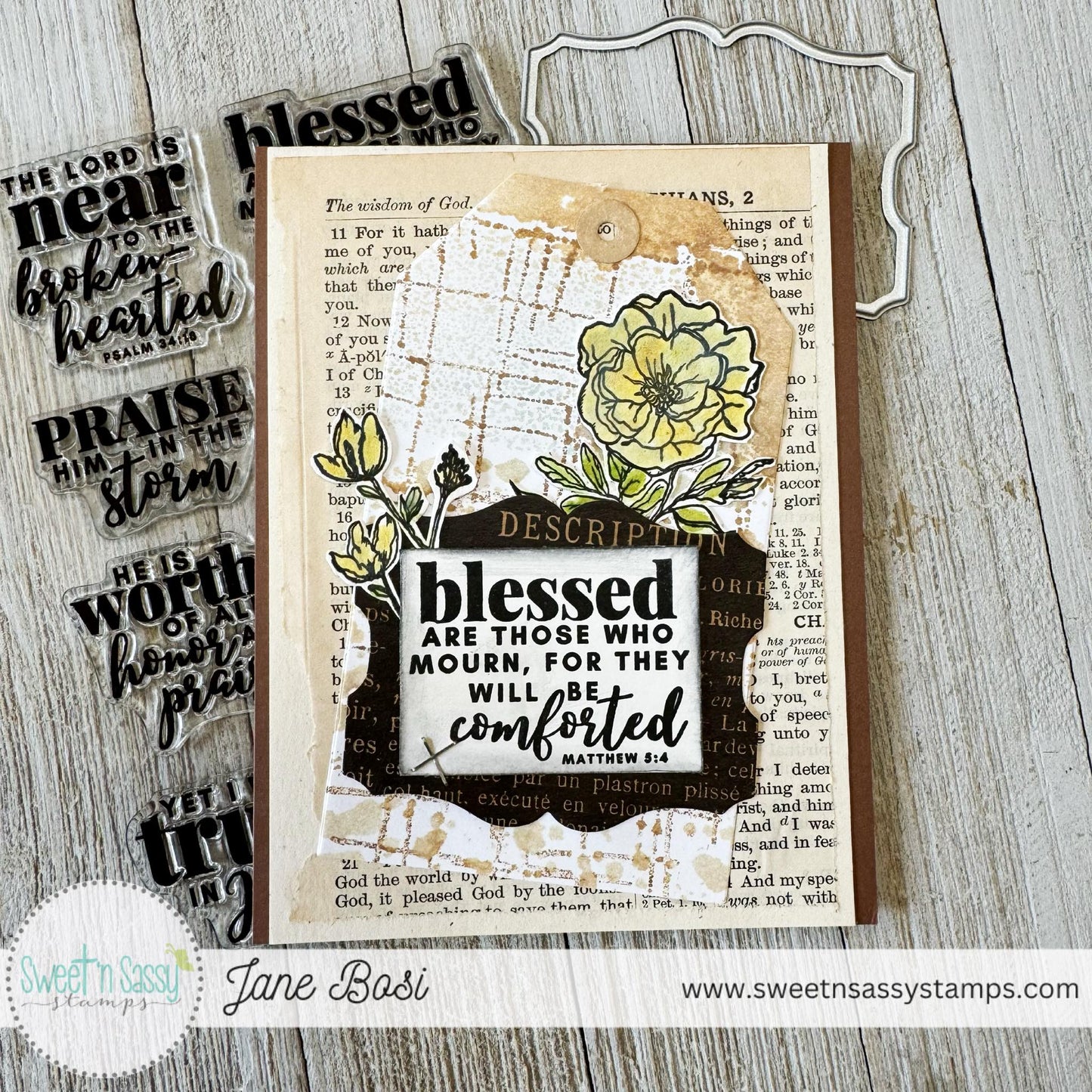 Messy Marks Background Clear Stamp