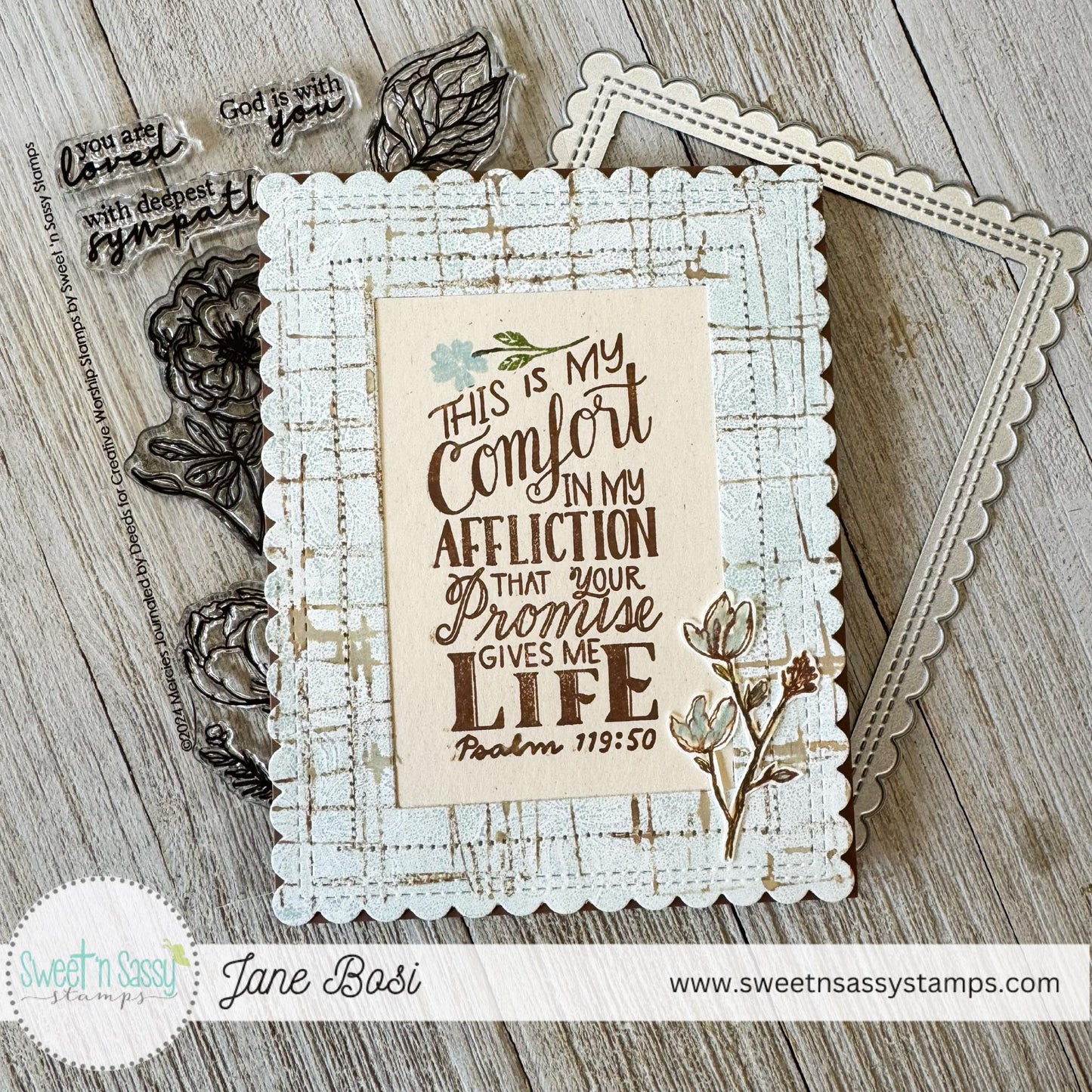 Messy Marks Background Clear Stamp