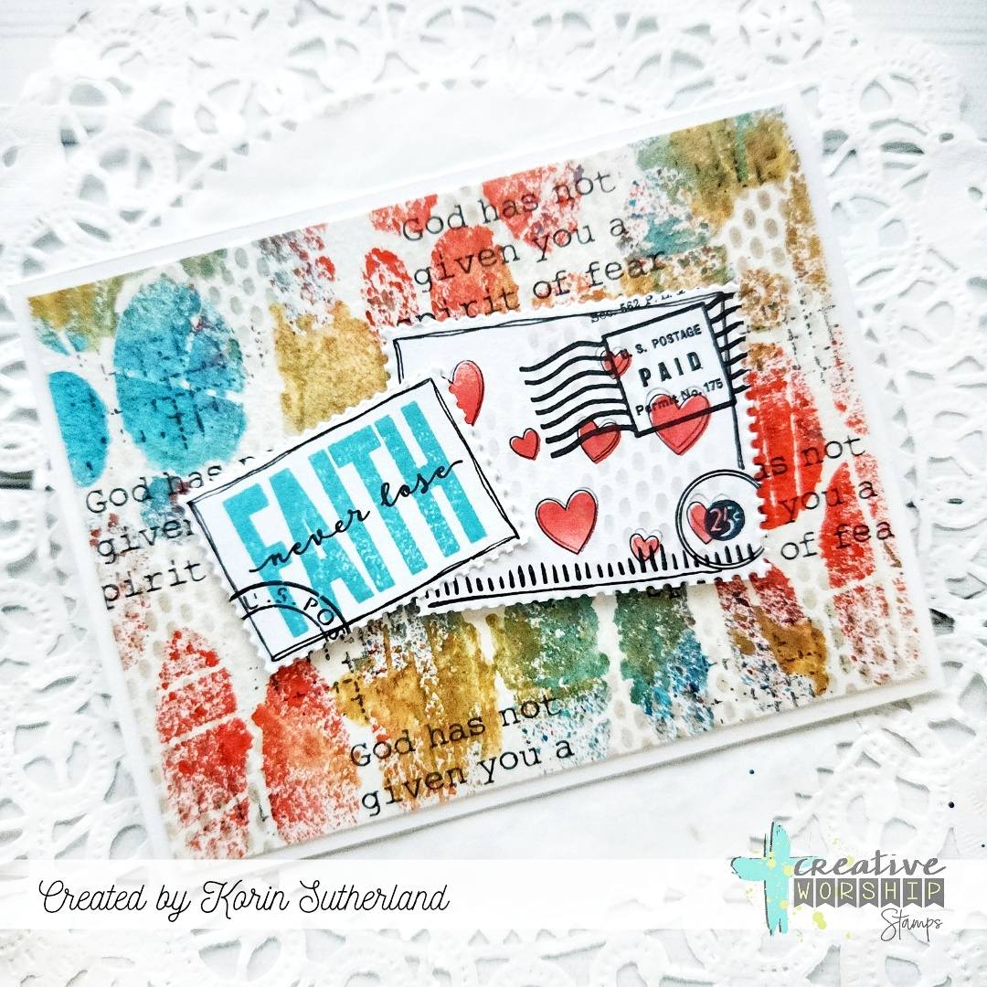 Postage Stamp Add-Ons Clear Stamp Set