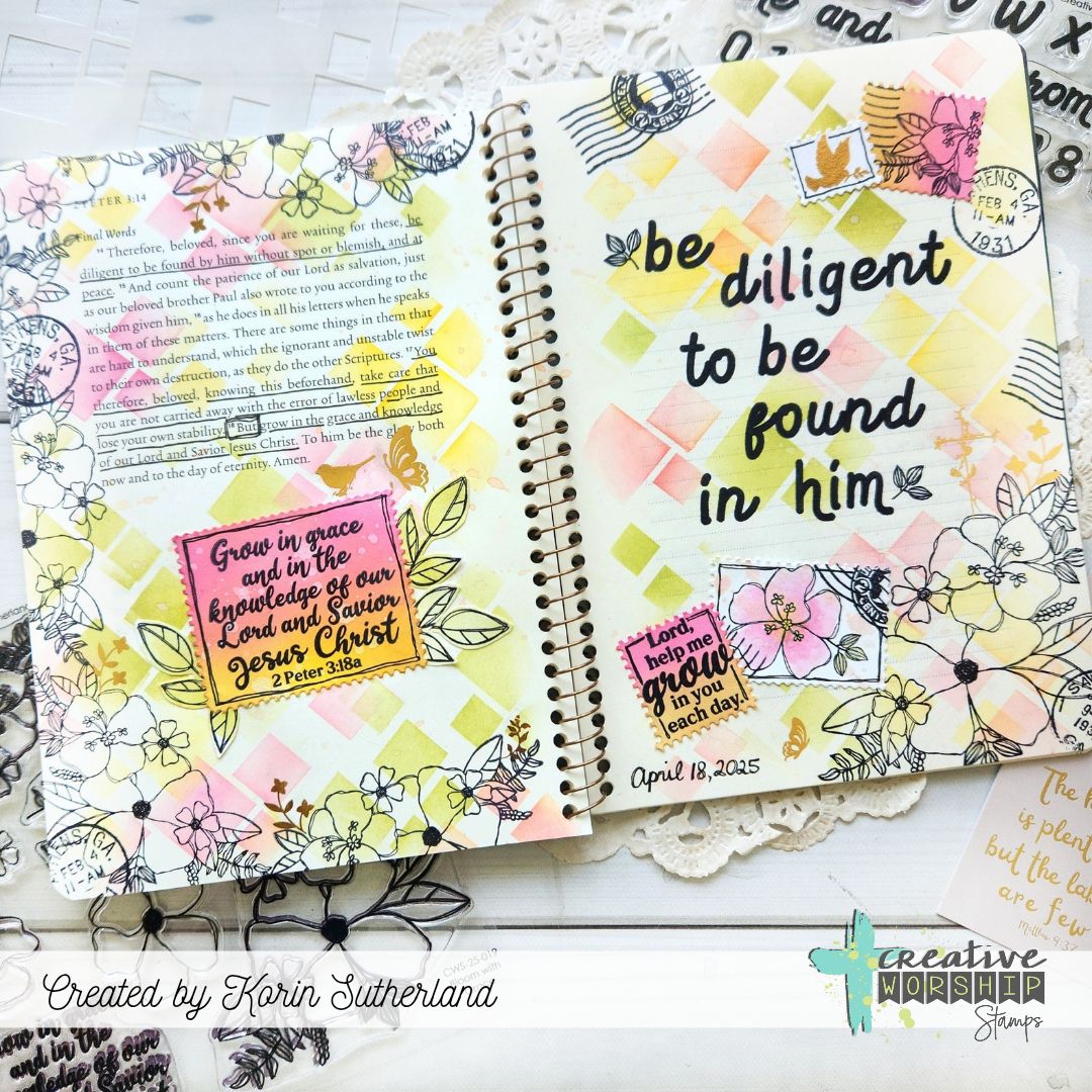 Bloom With Grace Clear Stamp Set