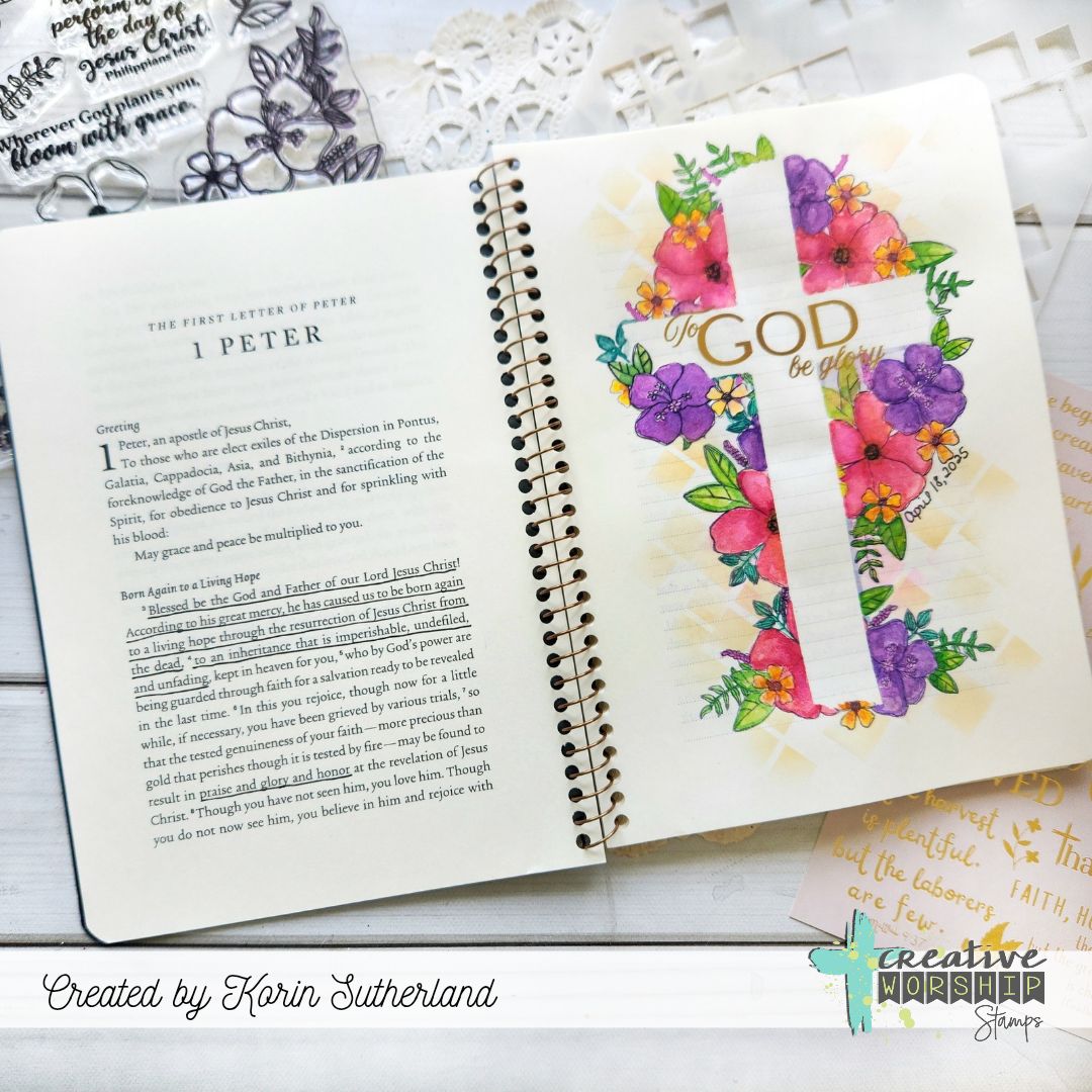 Bloom With Grace Clear Stamp Set