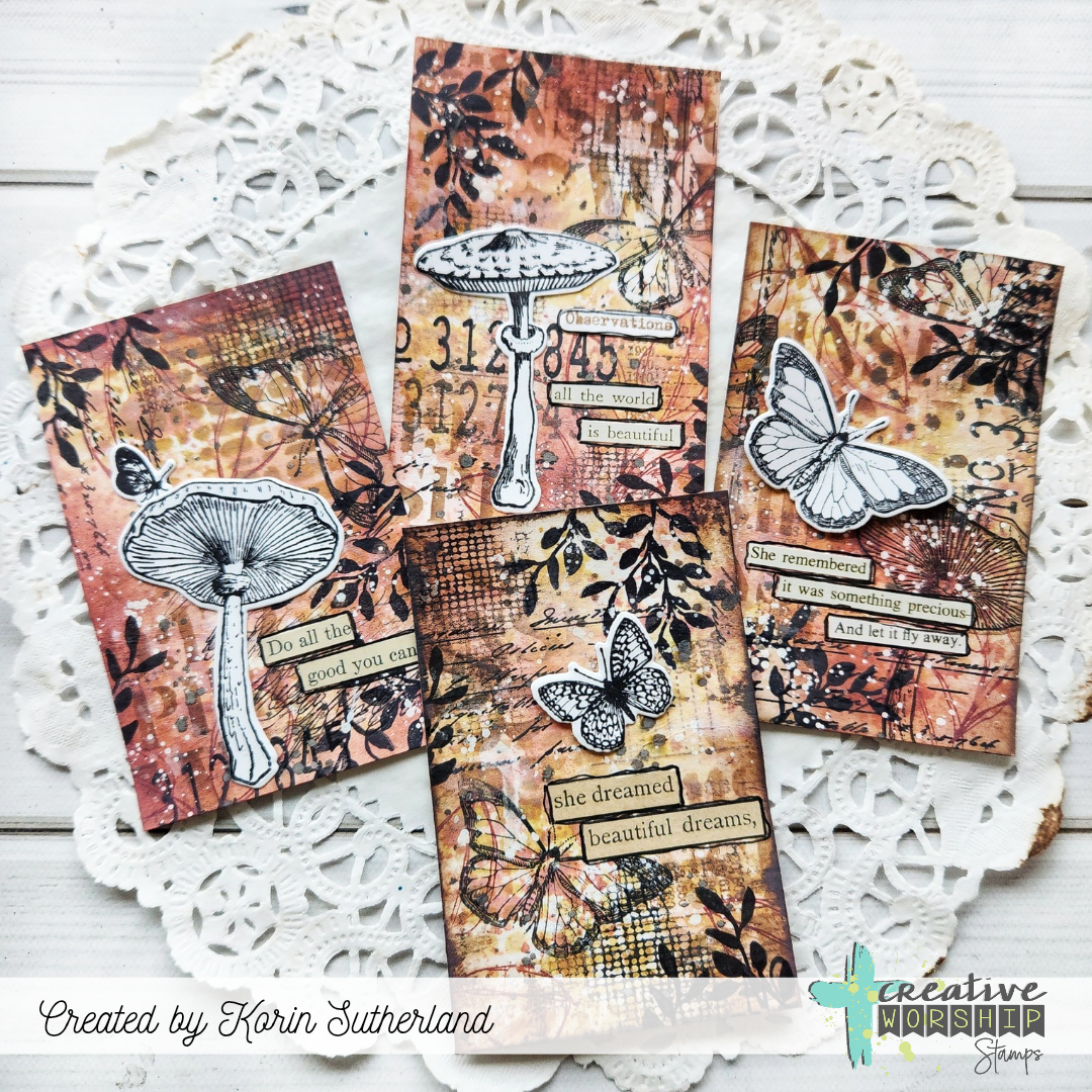 Vintage Nature Elements Clear Stamp Set