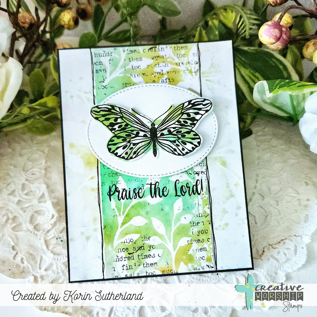 Creative Worship Classroom: Stencils & Sprays Card Class