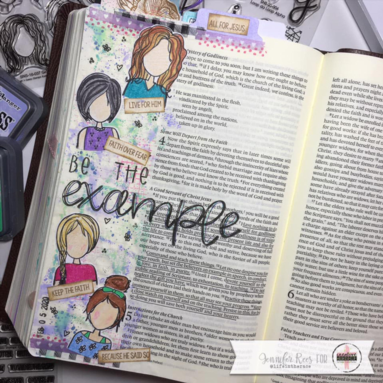 Girl Power Clear Stamp Set