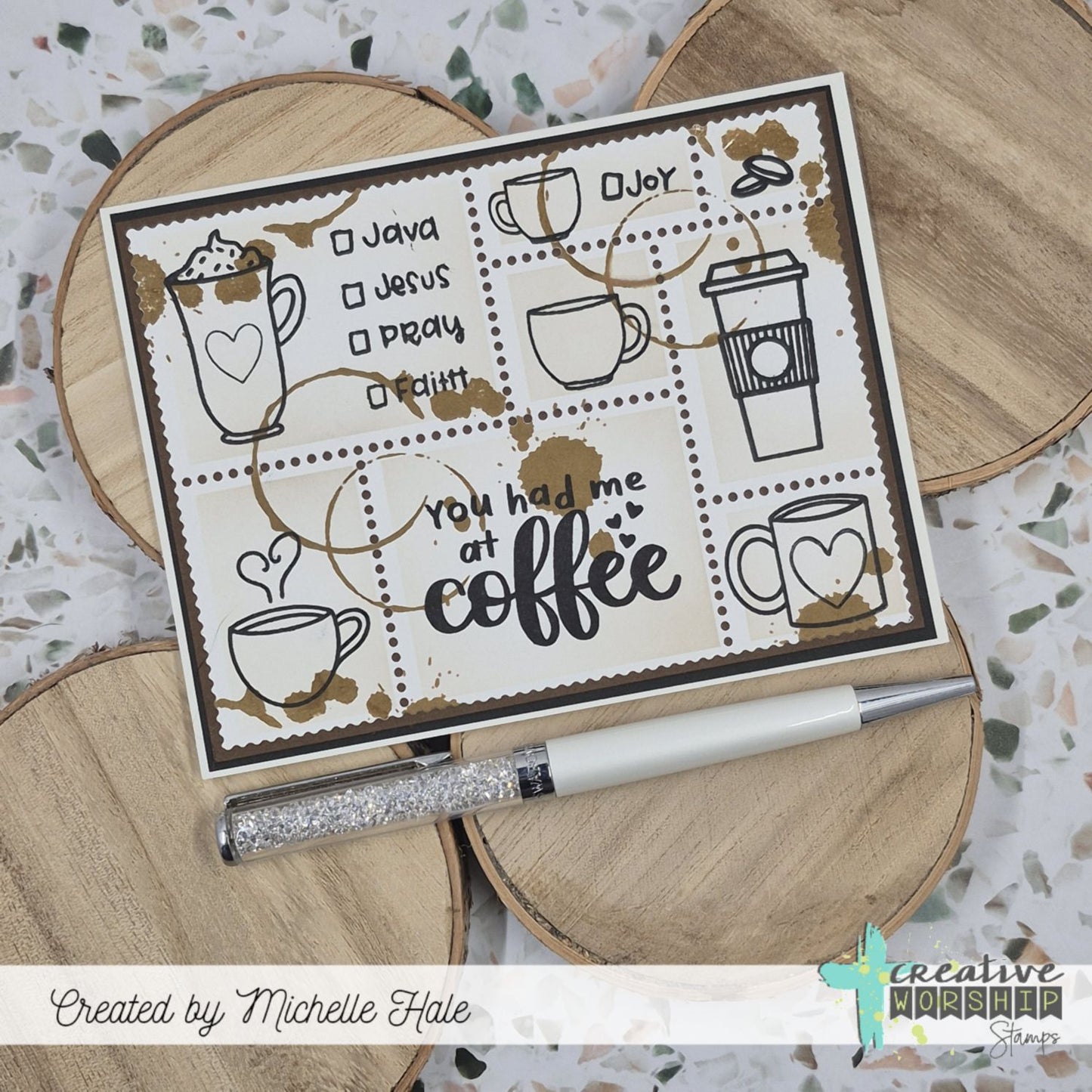 Coffee Talk Clear Stamp Set