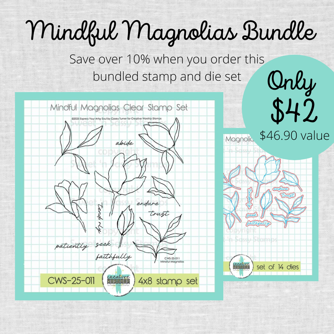 Mindful Magnolias Stamp & Die Bundle