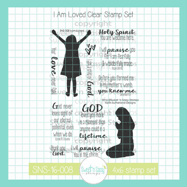 I am Loved Clear Stamp Set