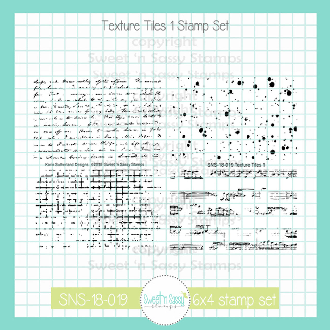 Texture Tiles 1 Clear Stamp Set
