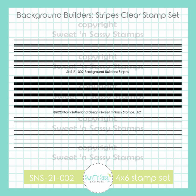 Background Builders: Stripes Clear Stamp Set