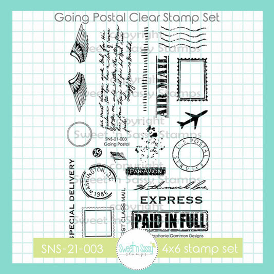 Going Postal Clear Stamp Set