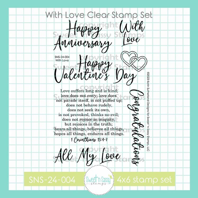 With Love Clear Stamp Set