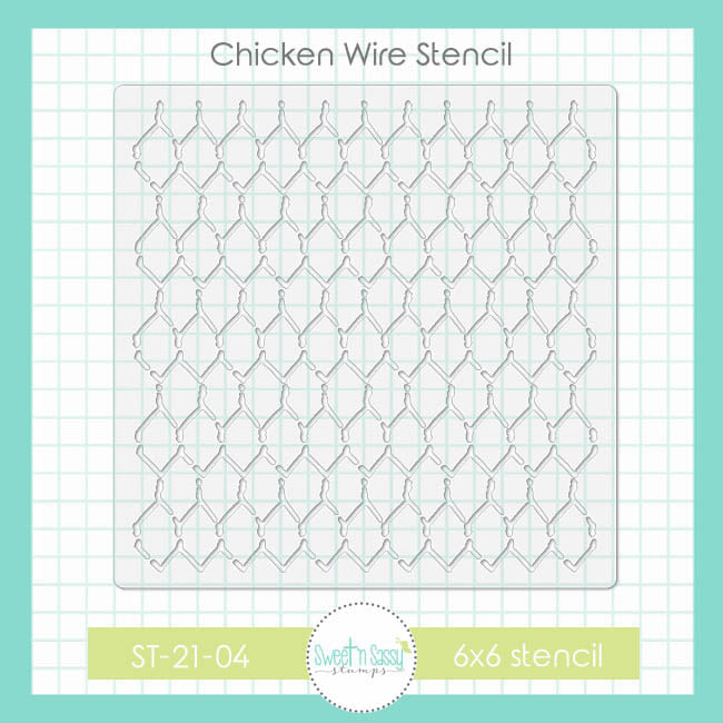 Chicken Wire Stencil