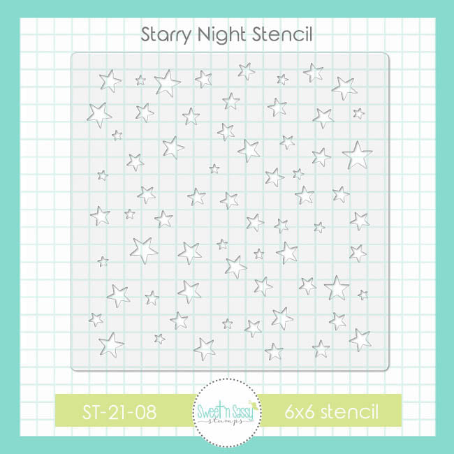 Starry Night Stencil