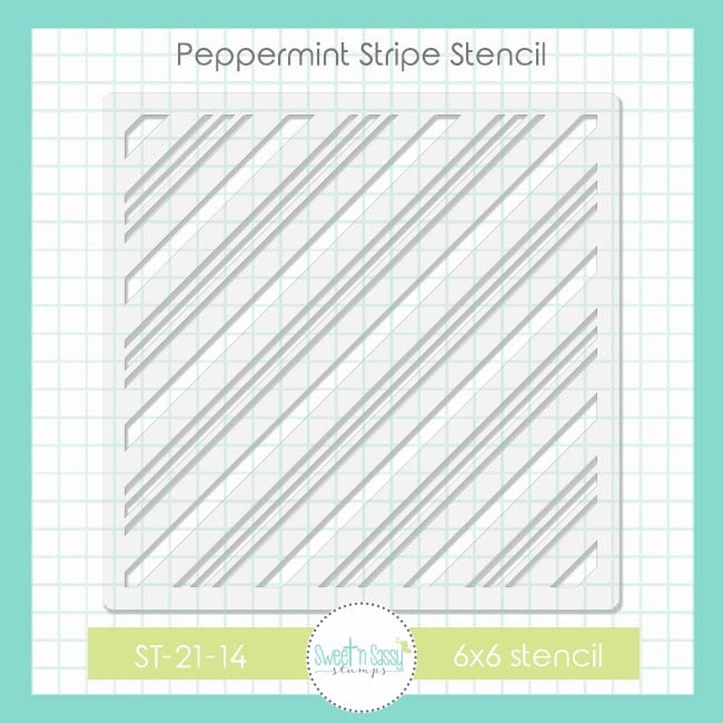 Peppermint Stripe Stencil