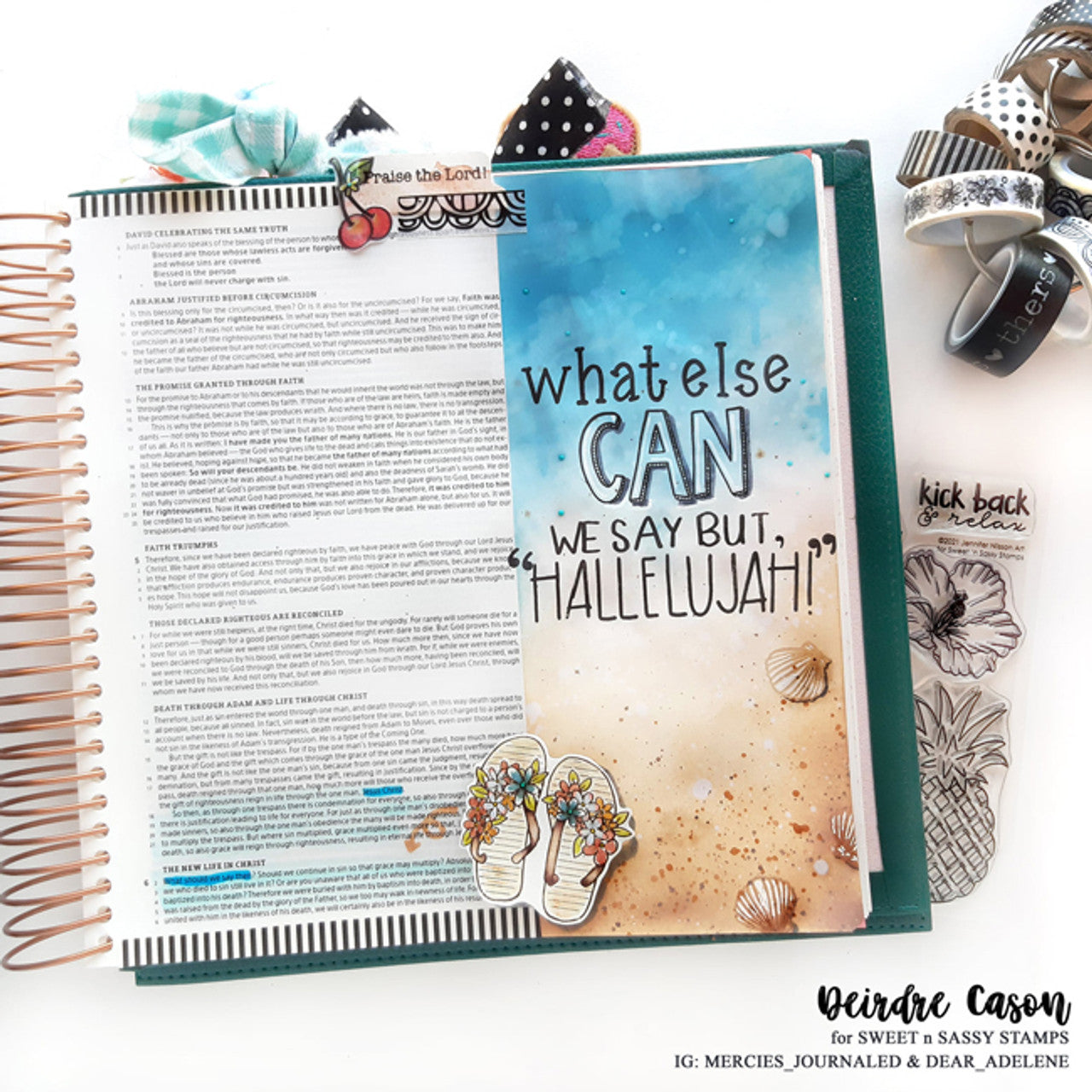 Summer Vibes Clear Stamp Set