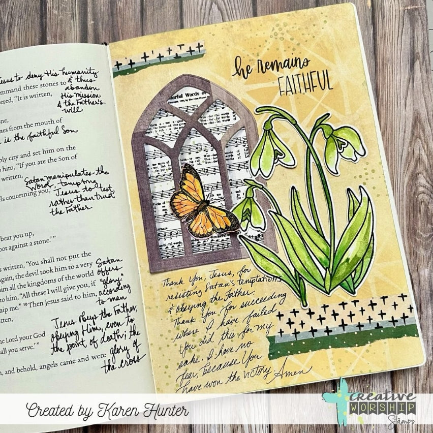 Snowdrops Clear Stamp Set