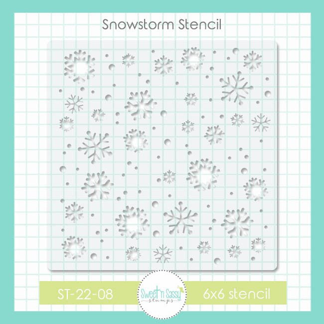 Snowstorm Stencil