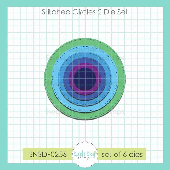 Stitched Circles 2 Die Set