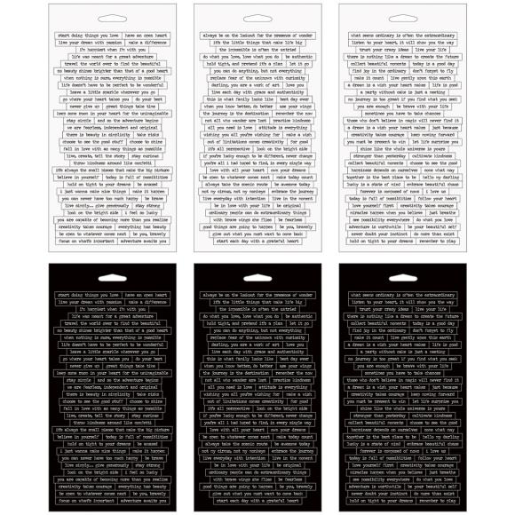 Tim Holtz Idea-ology Small Talk Sticker Book 296 Stickers