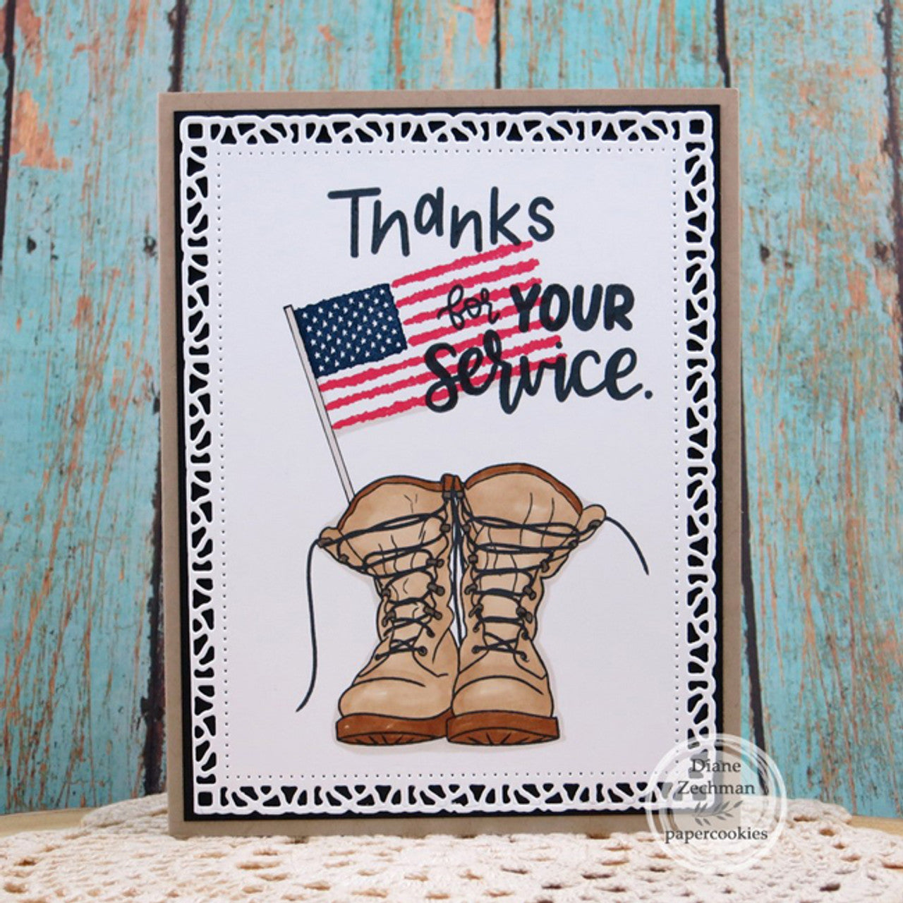 God Bless America Clear Stamp Set