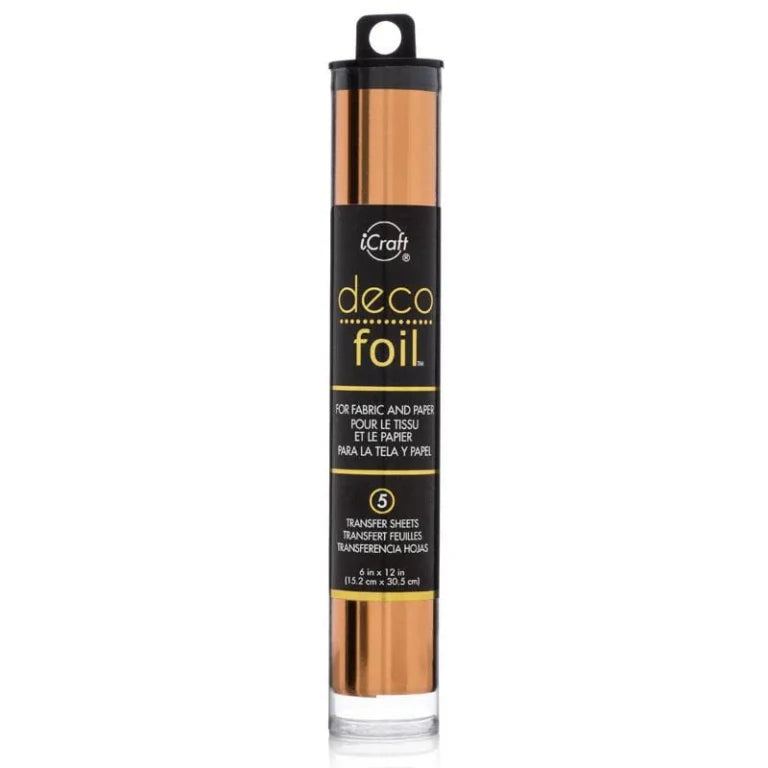 Deco Foil Specialty Transfer Sheets - Copper - 6"x12" 5/PKG