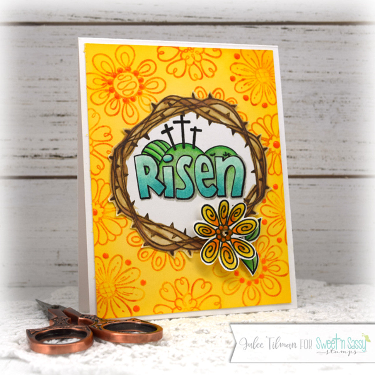 Doodle Florals Clear Stamp Set